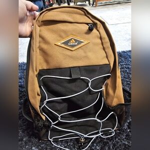 Adidas Brown and Black Men's Backpack